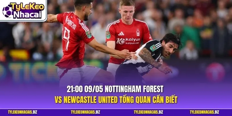 21:00 09/05 Nottingham Forest vs Newcastle United tổng quan cần biết