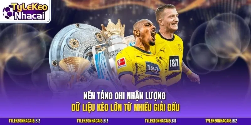 Nền tảng ghi nhận lượng dữ liệu kèo lớn từ nhiều giải đấu