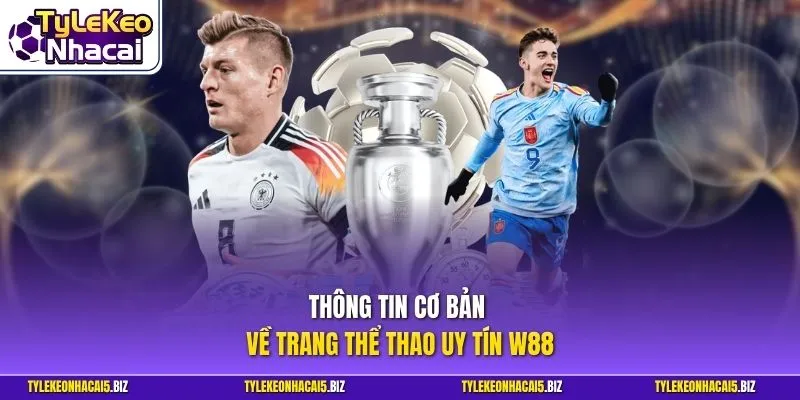 Thông tin cơ bản về trang thể thao uy tín W88
